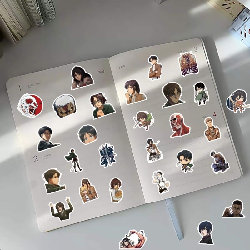 60 szt. Naklejek Anime Atak Ty – Luggage Cover Protector recenzja i cena