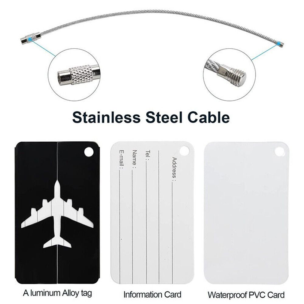 Aluminiowe etykiety na bagaż p – Travel Accessories Aesthetic recenzja i cena